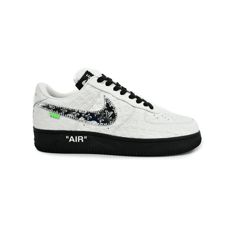 Louis Vuitton x Nike Air Force 1 Low 'White Black Silver'