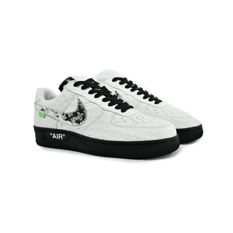Louis Vuitton x Nike Air Force 1 Low 'White Black Silver'