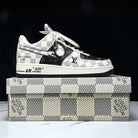 Louis Vuitton x Nike Air Force 1 'Royal Black'