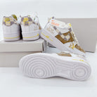Louis Vuitton x Nike Air Force 1 White Brown