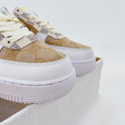 Louis Vuitton x Nike Air Force 1 White Brown