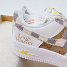 Louis Vuitton x Nike Air Force 1 White Brown