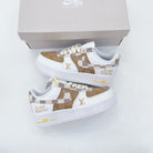 Louis Vuitton x Nike Air Force 1 White Brown