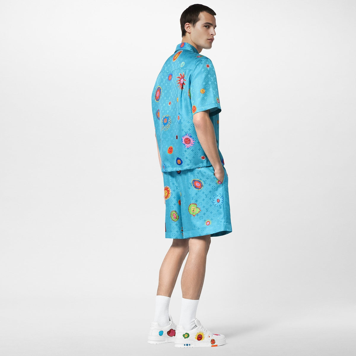 Louis Vuitton x Yayoi Kusama Trainer "White Print"