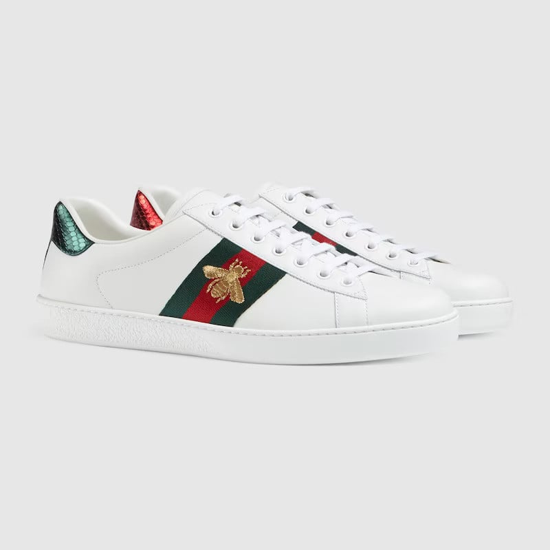 Men's Gucci Ace Sneaker With Embroidery