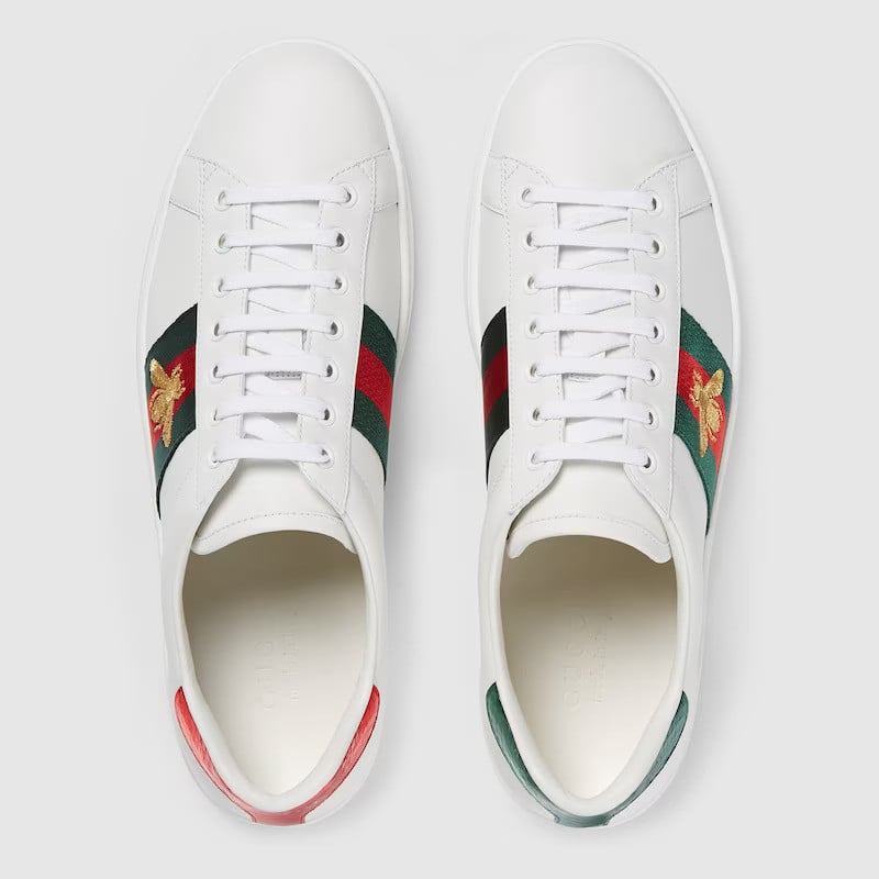 Men's Gucci Ace Sneaker With Embroidery