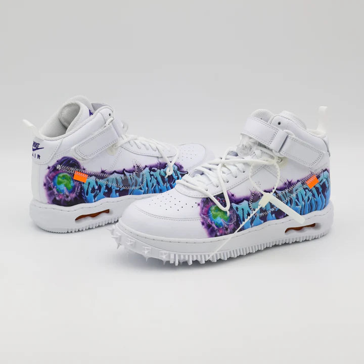 Nike Air Force 1 Mid x Off-White SP Leather 'Graffiti'