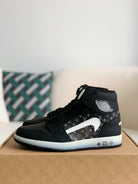 Nike Air Jordan 1 x LV - Triple Black Monogram Edition