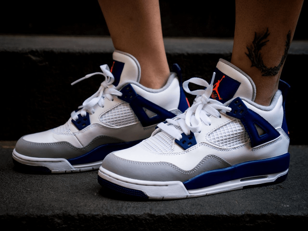 Nike Air Jordan 4 GS 'Deep Royal Blue'