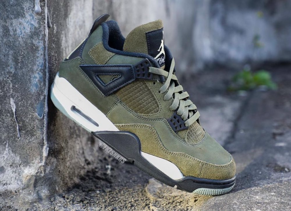 Nike Air Jordan 4 Retro SE Craft 'Olive'