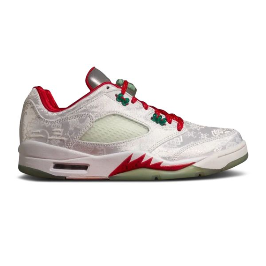 Nike Air Jordan 5 x CLOT Retro Low 'White Silk 20th Anniversary'