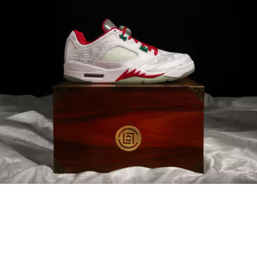 Nike Air Jordan 5 x CLOT Retro Low 'White Silk 20th Anniversary'