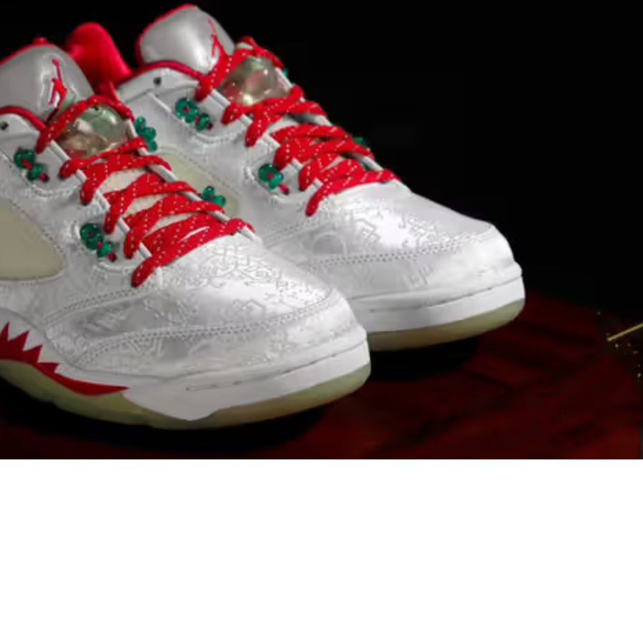 Nike Air Jordan 5 x CLOT Retro Low 'White Silk 20th Anniversary'