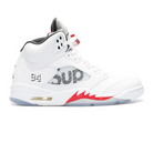 Nike Air Jordan x Supreme  5 Retro 'White'