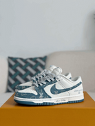 Nike Dunk Low Custom – Louis Vuitton Blue Monogram Denim Edition