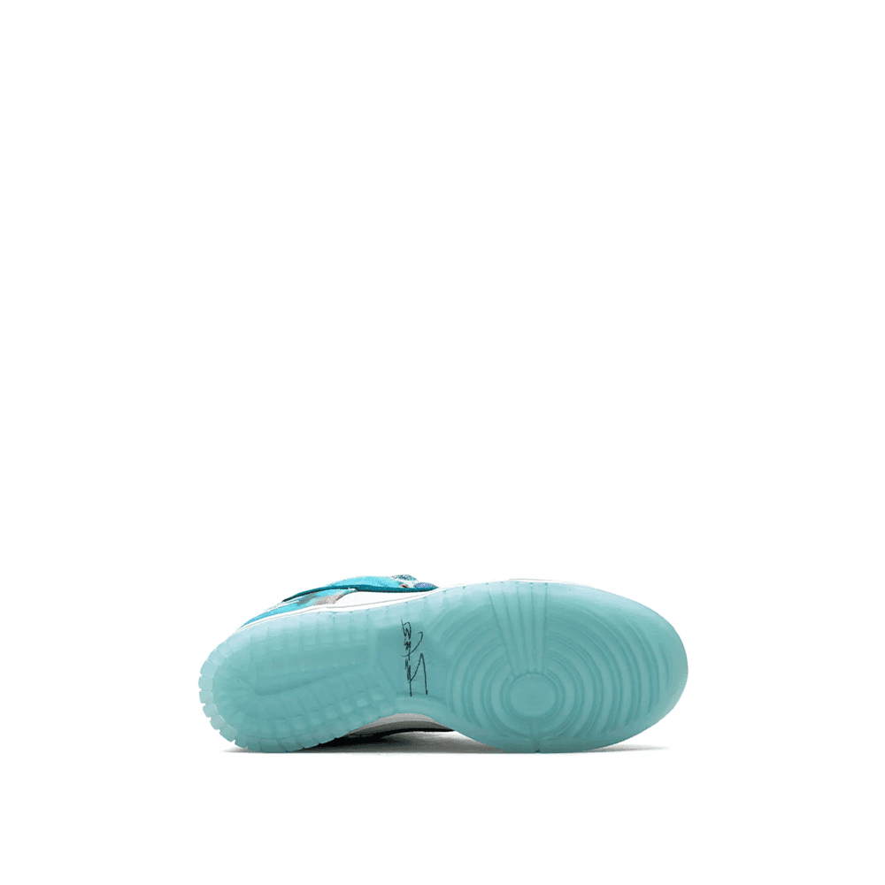 Nike SB Dunk Low x Futura Laboratories "Bleached Aqua" Sneakers