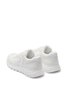 Prada Diamond-Quilted Leather Sneakers