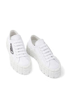 Prada Double Wheel Flatform Sneakers