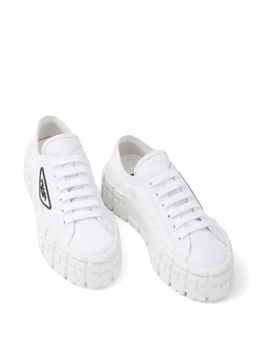 Prada Double Wheel Flatform Sneakers