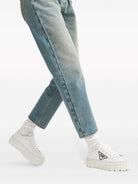Prada Double Wheel Flatform Sneakers
