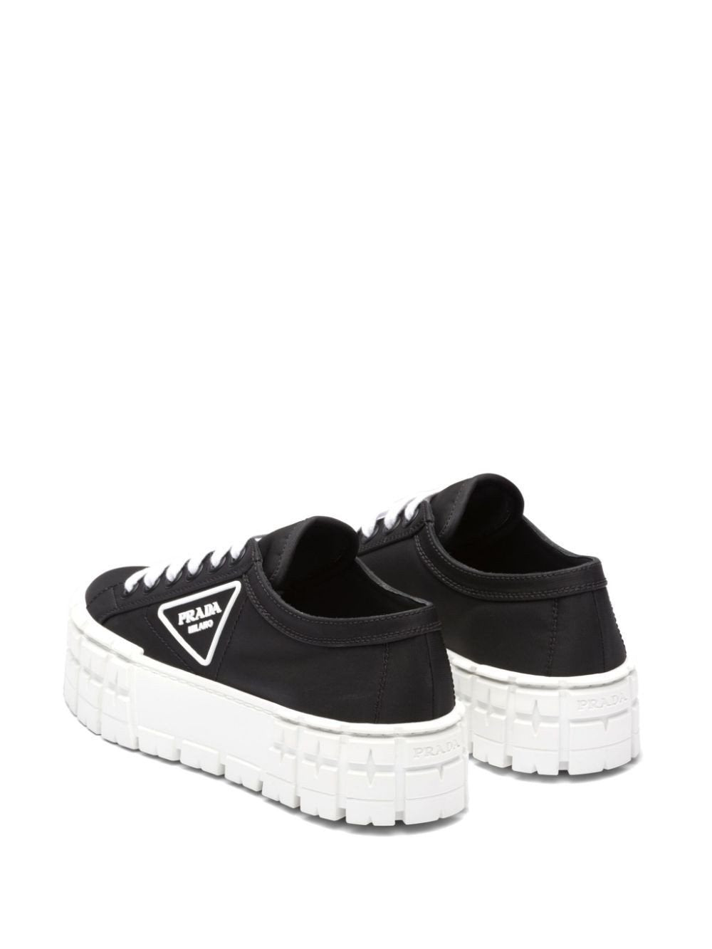 Prada Double Wheel Low-Top Sneakers