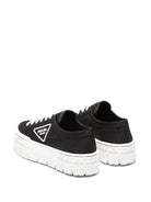 Prada Double Wheel Low-Top Sneakers