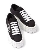 Prada Double Wheel Low-Top Sneakers