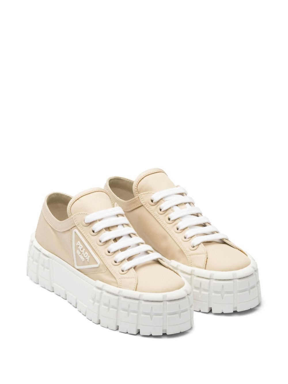 Prada Double Wheel Re-Nylon Sneakers