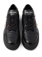 Prada Downtown Bold Leather Sneakers