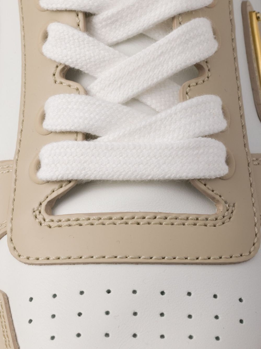 Prada Downtown Bold Leather Sneakers