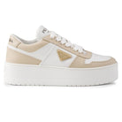 Prada Downtown Bold Leather Sneakers