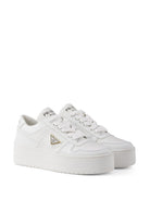 Prada Downtown Bold Leather Sneakers