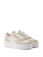 Prada Downtown Bold Leather Sneakers