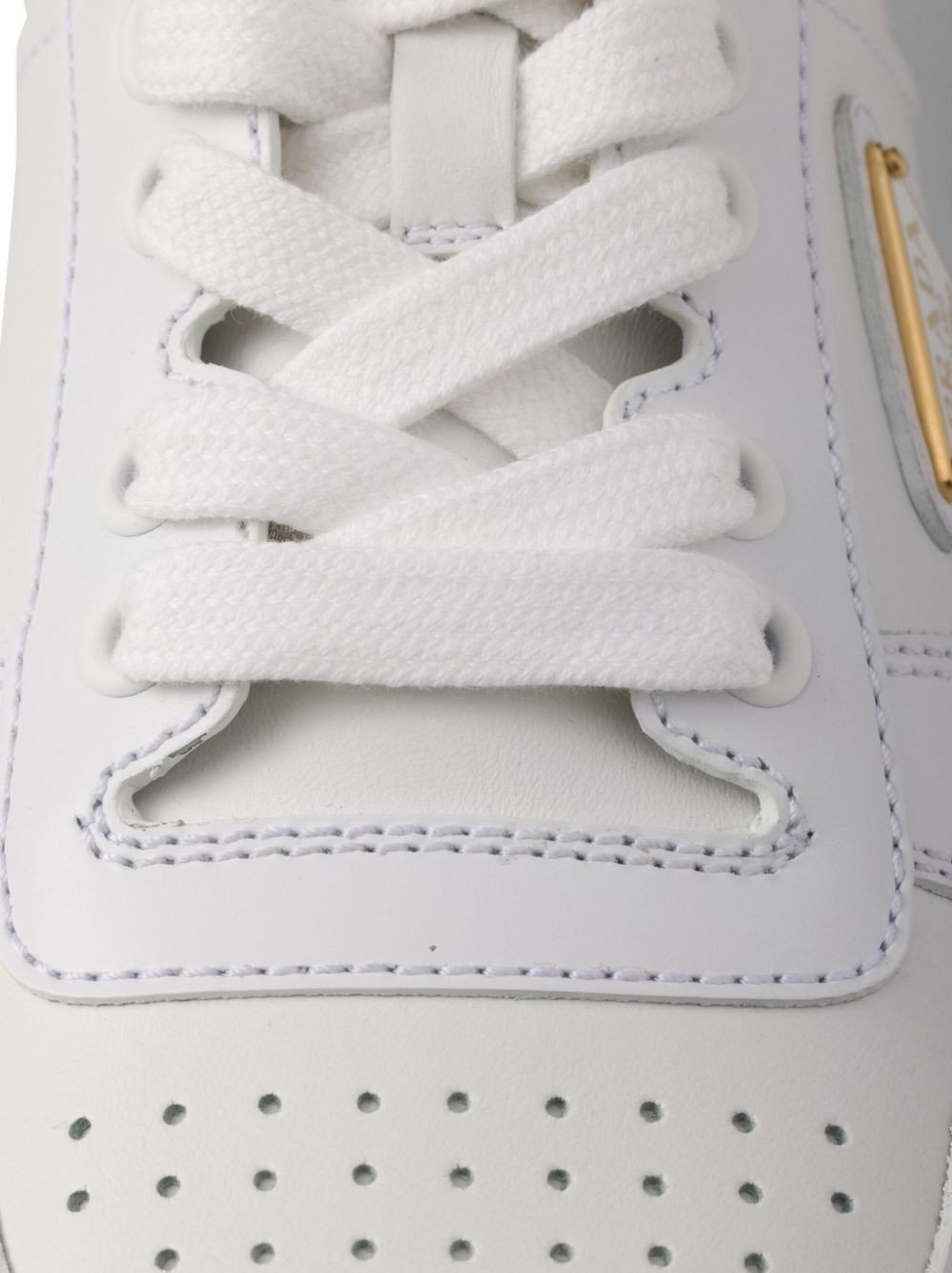 Prada Downtown Leather Sneakers
