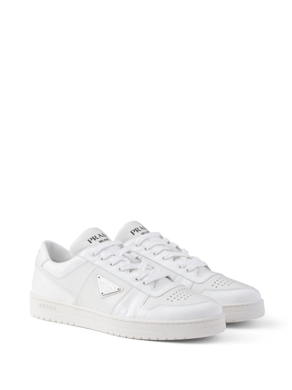 Prada Downtown Leather Sneakers