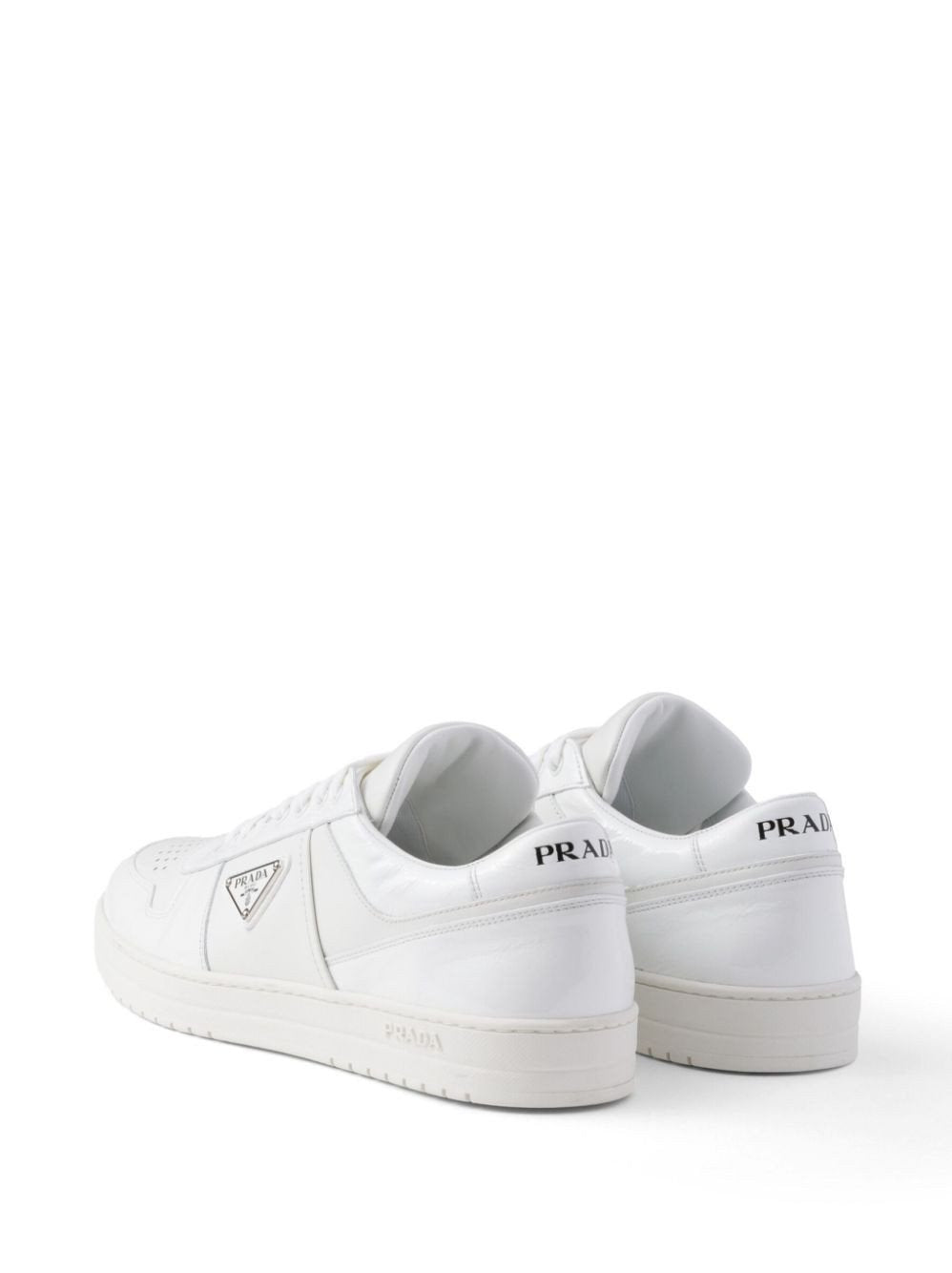 Prada Downtown Leather Sneakers