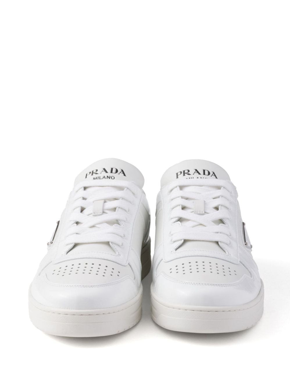 Prada Downtown Leather Sneakers