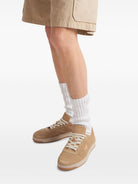 Prada Downtown Suede Sneakers