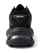 Prada Logo Print Panelled Sneakers