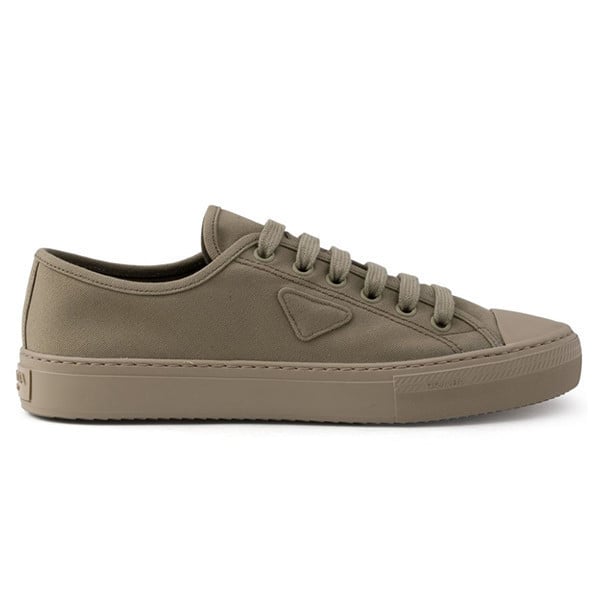 Prada Triangle-Logo Hemp Sneakers