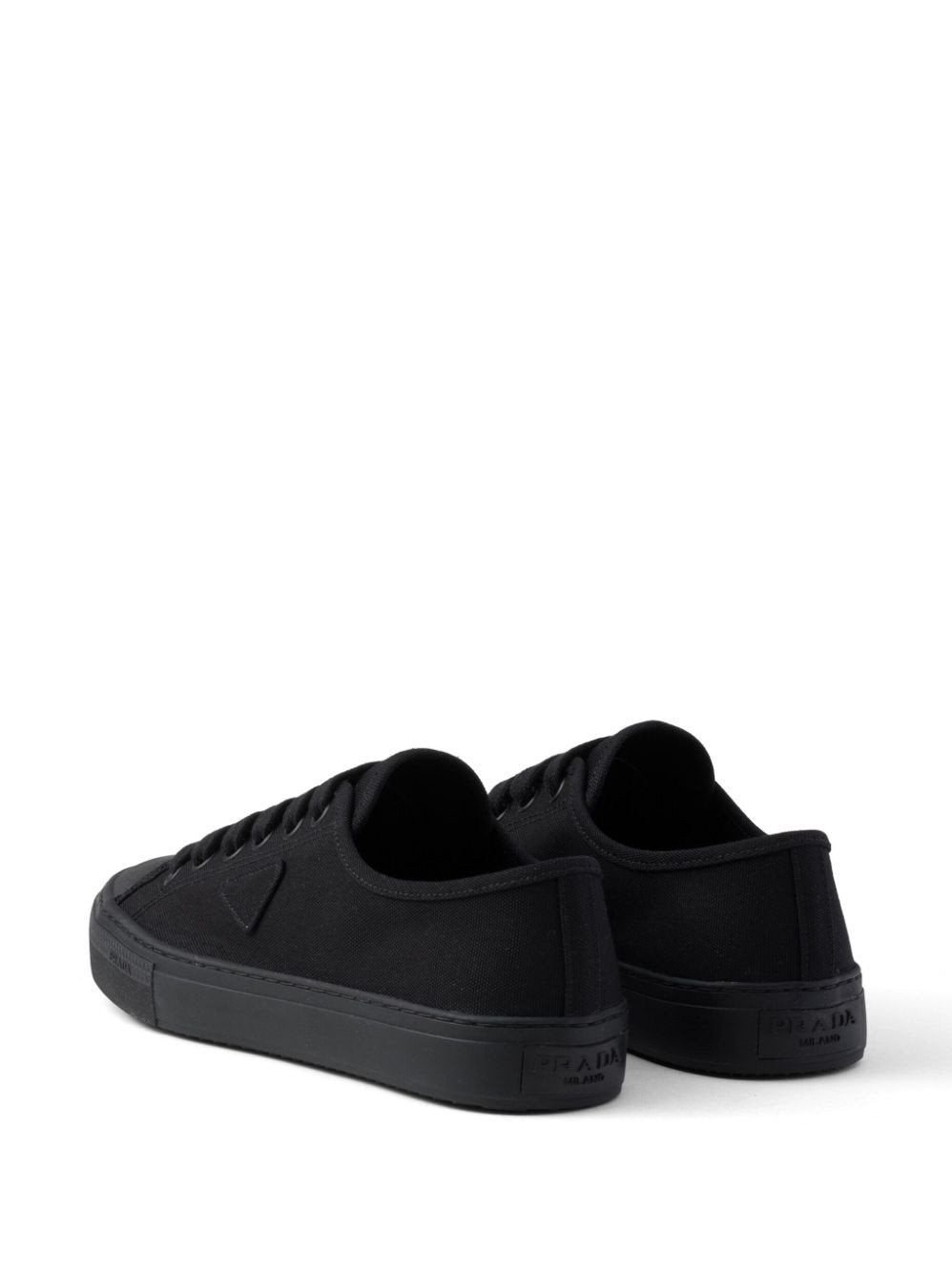 Prada Triangle-Logo Hemp Sneakers
