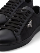 Prada Triangle-Logo Lace-Up Sneakers