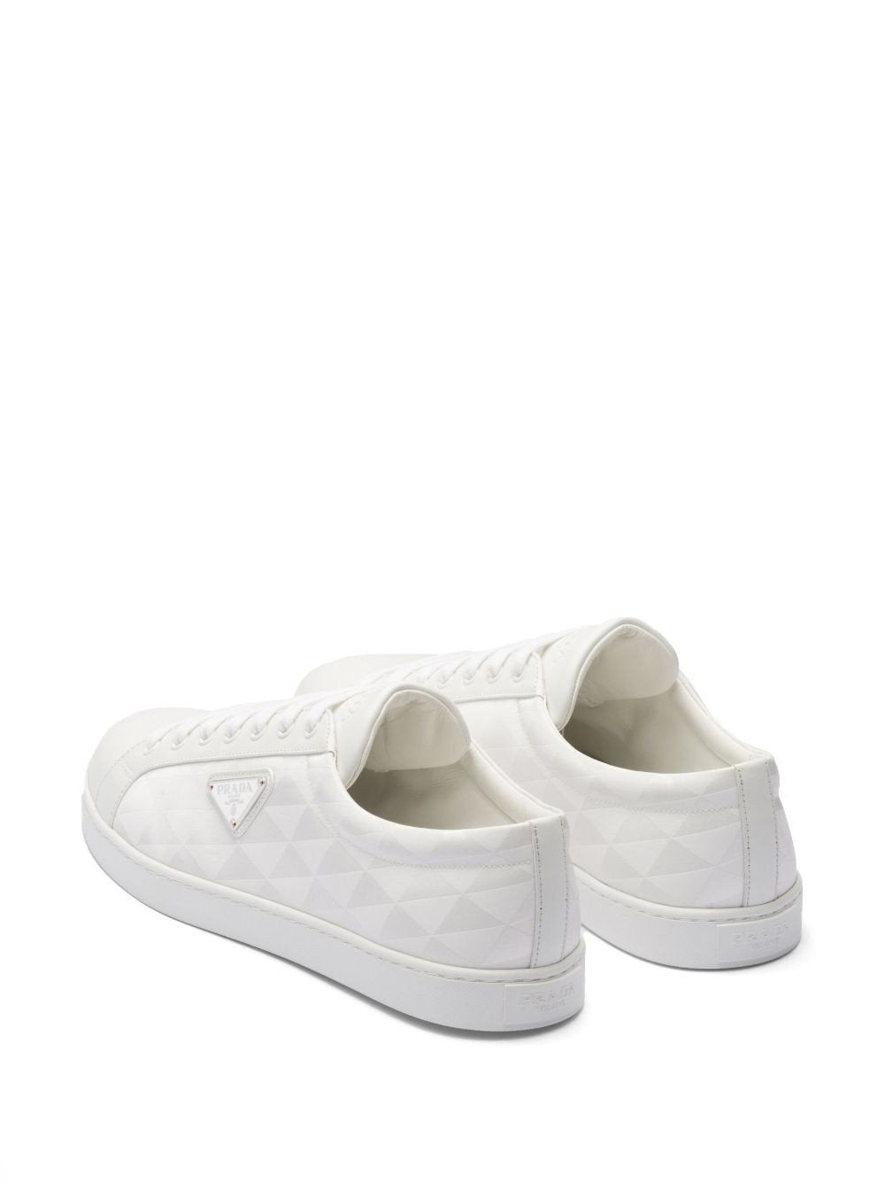 Prada Triangle-Logo Lace-Up Sneakers