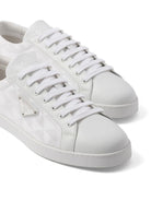 Prada Triangle-Logo Lace-Up Sneakers