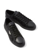 Prada Triangle-Logo Lace-Up Sneakers
