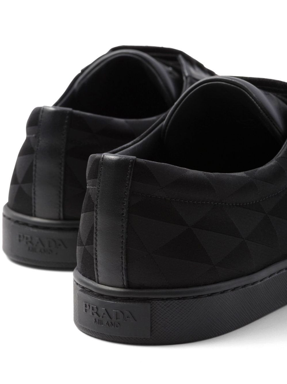 Prada Triangle-Logo Lace-Up Sneakers
