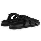 Preloved - Hermès Paris Chypre Leather Sandal Black