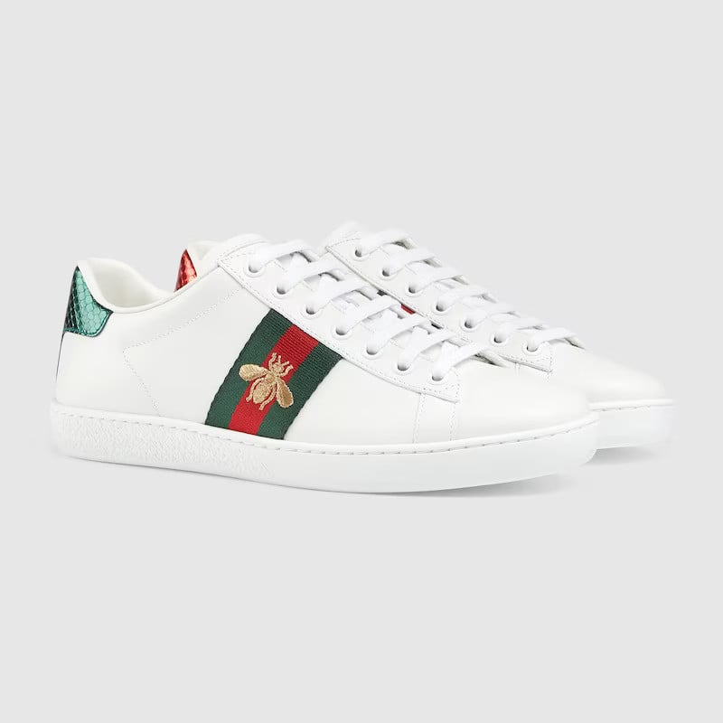 Wms Gucci Ace Sneakers With Bee