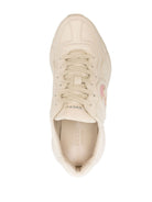 Wms Gucci Rhyton Leather Sneakers