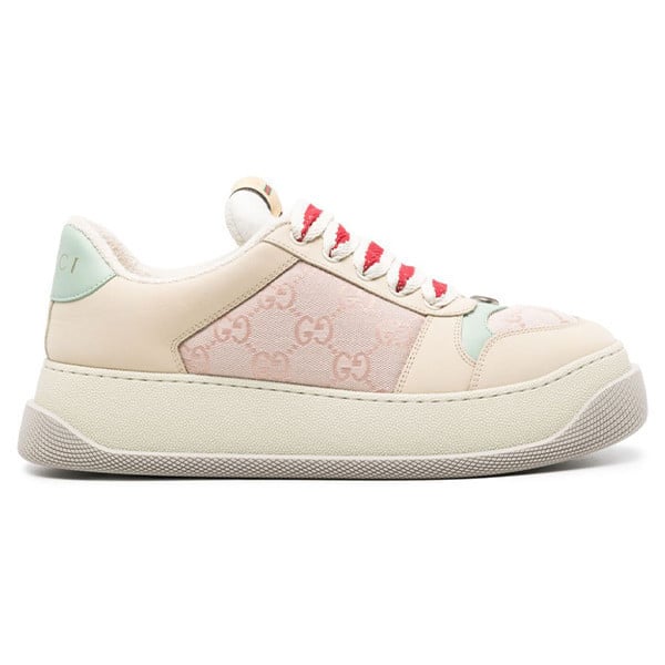 Wms Gucci Screener GG Panelled Sneakers